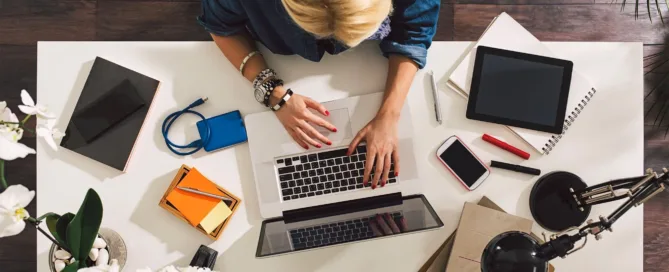 Useful laptop accessories shown alongside a laptop, 2025